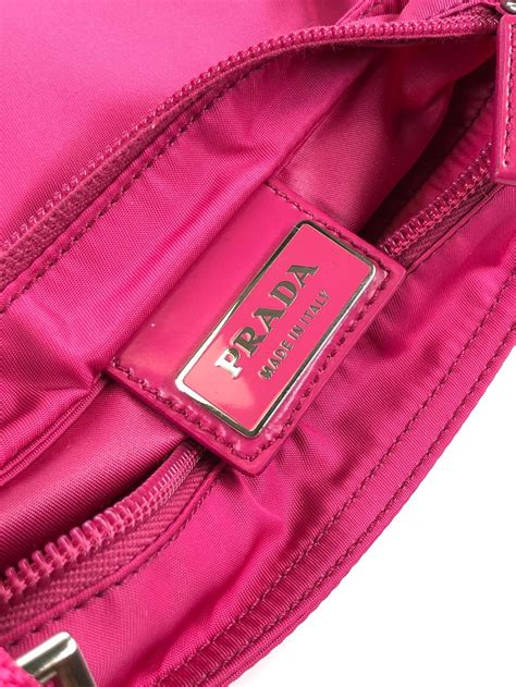 prada pink tote nylon|prada nylon tote crossbody.